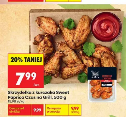 Skrzydelka z kurczaka Sweet Paprica Czas na Grill promocja w Biedronka