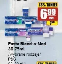 Pasta do zębów Blend-a-Med 3D White — wariant nieczytelny promocja w API Market