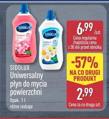 Uniwersalny płyn do mycia powierzchni Sidolux promocja w Aldi