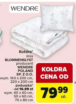 Kołdra linia BLOMMENSLYST promocja w Carrefour