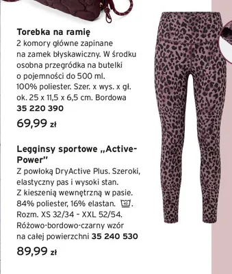 Legginsy sportowe Active-Power Tchibo promocja w Tchibo