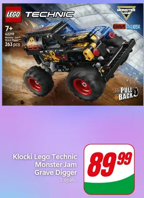 Klocki Lego Technic Monster Jam Grave Digger promocja w Dzień Dziecka