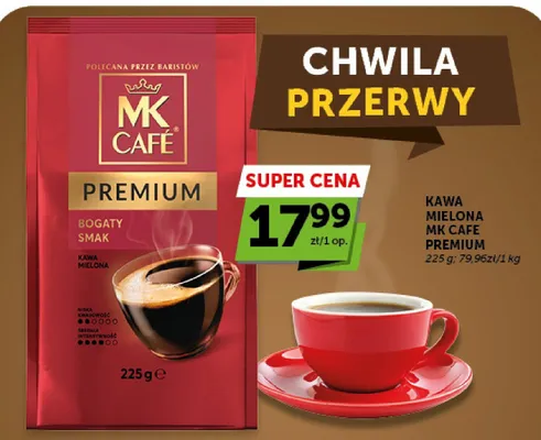 Kawa mielona MK Café Premium promocja w Groszek