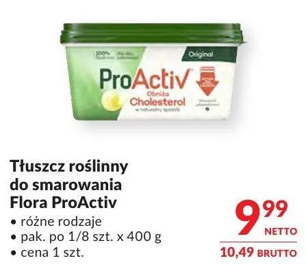 Tłuszcz roślinny do smarowania Flora ProActiv promocja w Makro