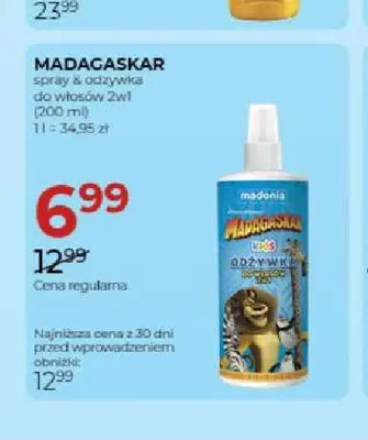 Spray & odżywka do włosów 2w1 Madagaskar promocja w Drogerie Jawa