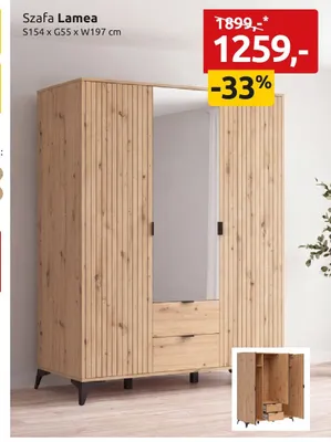 Szafa Lamea promocja w Black Red White