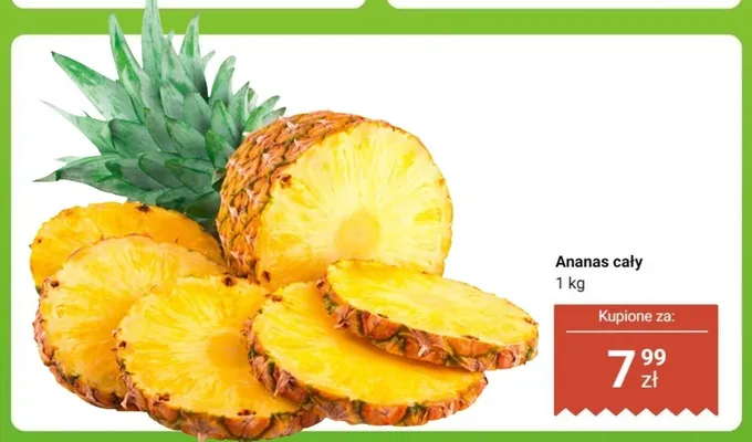 Ananas cały promocja w Biedronka