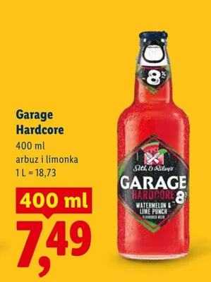 Piwo Hardcore arbuz promocja w Lidl