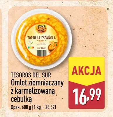 Omlet ziemniaczany z karmelizowaną cebulką Tesoros del Sur promocja w Aldi