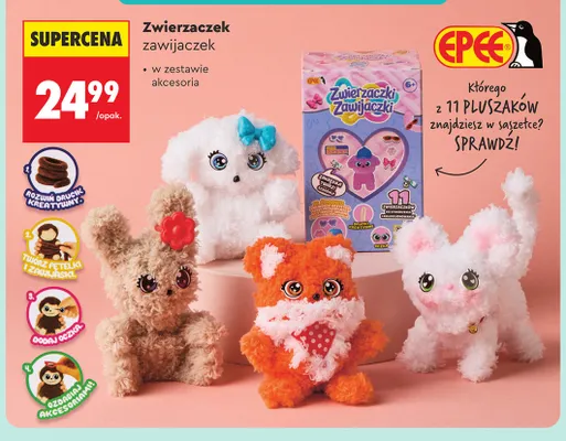 Zwierzaczek zawijaczek Epee promocja w Biedronka