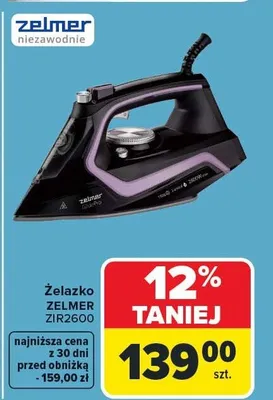 Żelazko ZELMER ZIR2600 promocja w Carrefour