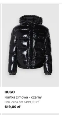 Kurtka zimowa HUGO czarny promocja w Lounge by Zalando