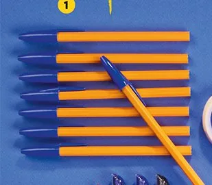 Długopis BIC Cristal Fine Orange 8-pak promocja w Biedronka