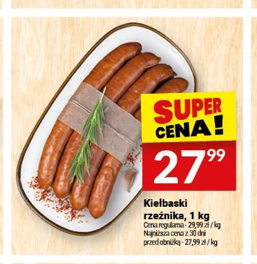 Kiełbaski rzeźnika Białecki Wędzarnia promocja w Twój Market