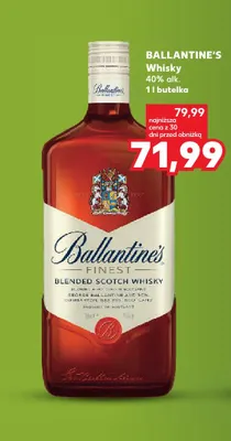 Whisky Ballantine's promocja w Kaufland