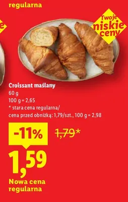 Croissant maślany promocja w Lidl