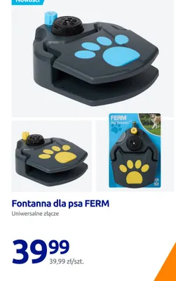 Fontanna dla psa FERM promocja w Action