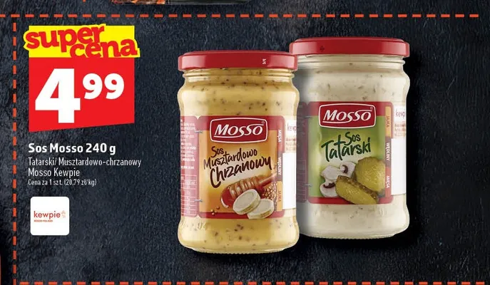 Sos musztardowo-chrzanowy Mosso promocja w TOPAZ