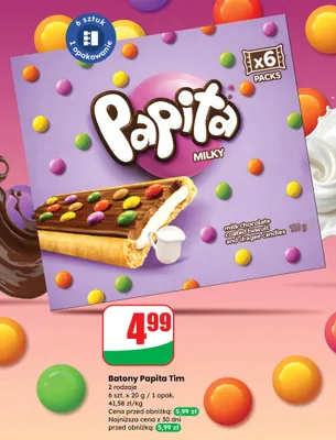 Batony milky promocja w Dino