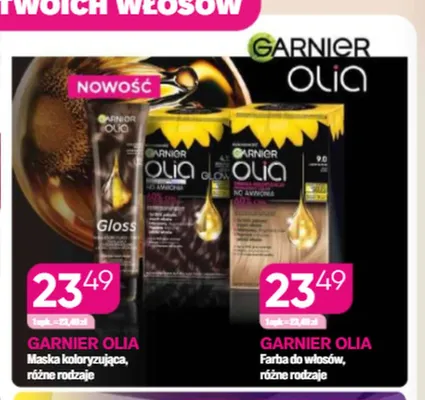 Farba do włosów Garnier Olia promocja w Drogerie Koliber