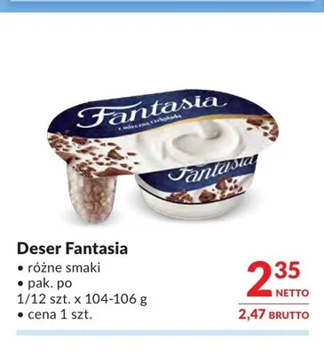 Deser Fantasia promocja w Makro