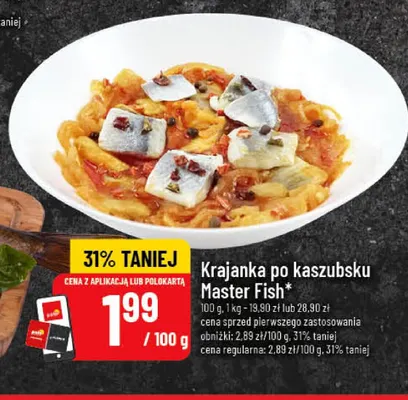 Krajanka po kaszubsku Master Fish promocja w POLOmarket