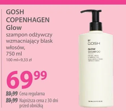 Szampon GOSH COPENHAGEN Glow promocja w Hebe