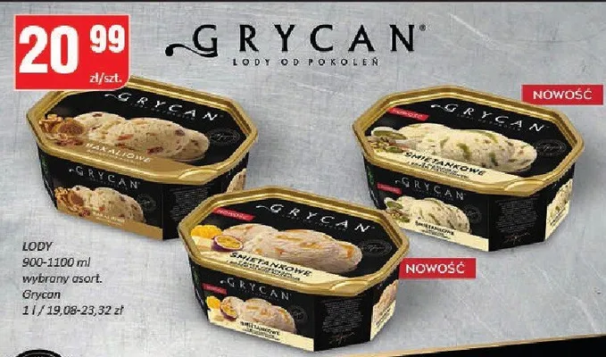 Lody zielono-żółte Augusto frugo promocja w Chorten