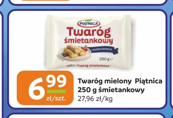 Twaróg mielony śmietankowy Piątnica promocja w Społem Częstochowa