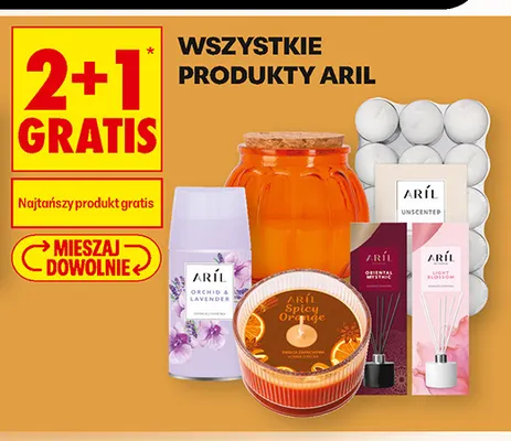 Produkty Aril promocja w Biedronka