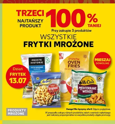Frytki mrożone promocja w Kaufland