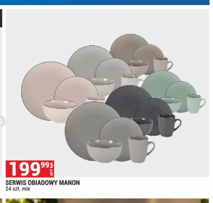 Serwis obiadowy Manon 24 szt. promocja w Merkury Market