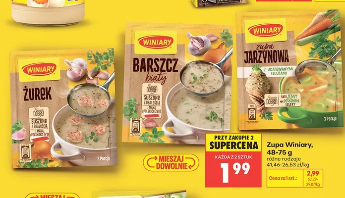 Zupa Winiary jarzynowa promocja w Biedronka