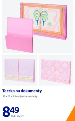 Teczka na dokumenty 33x23x3,5 cm promocja w Action