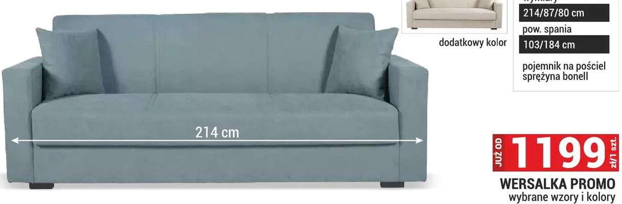 Wersalka Promo promocja w Merkury Market