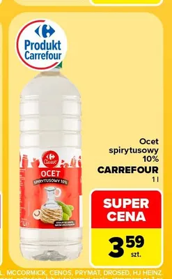 Ocet spirytusowy 10% Carrefour promocja w Carrefour Market