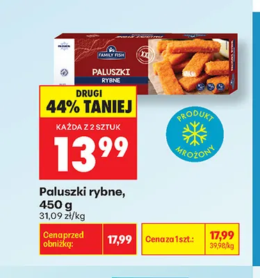 Paluszki rybne Family Fish promocja w Biedronka
