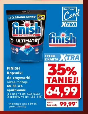 Kapsułki do zmywarki Finish promocja w Kaufland