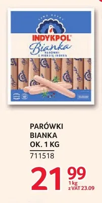 Parówki Bianka Indykpol promocja w Selgros