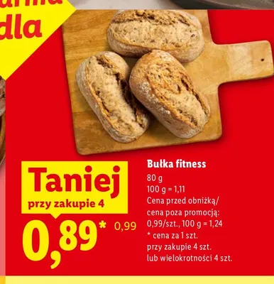Bułka fitness promocja w Lidl