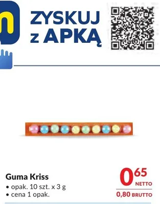 Guma Kriss promocja w Makro