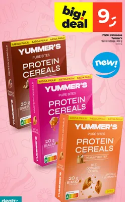 Płatki proteinowe Yummer's Peanut Butter promocja w Dealz