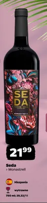 Wino czerwone wytrawne Seda Monastrell promocja w Netto