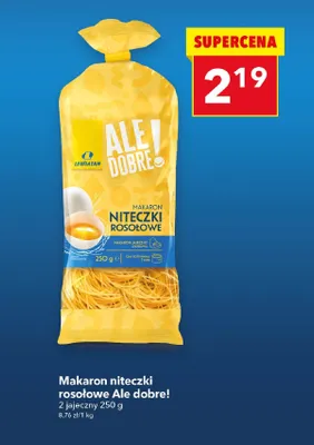 Makaron niteczki rosołowe Ale dobre! promocja w LEWIATAN