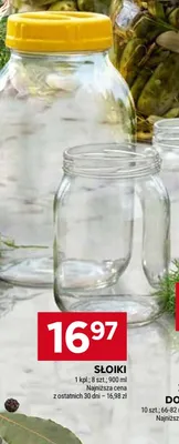 Słoiki 8-pak 900 ml promocja w Stokrotka