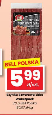 Szynka szwarcwaldzka Walletpack Bell promocja w emma MARKET