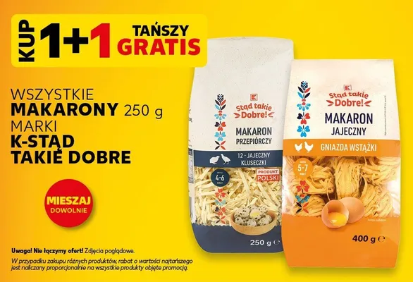 Makaron 250 g promocja w Kaufland