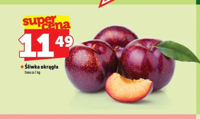 Śliwka okrągła promocja w TOPAZ