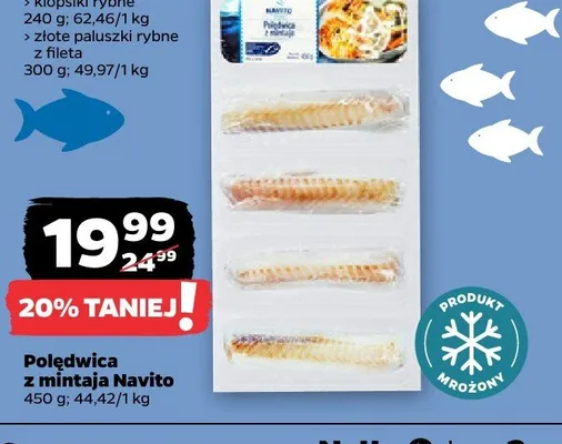 Polędwica z mintaja promocja w Netto