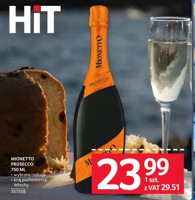 MIONETTO PROSECCO 750 ML promocja w Selgros